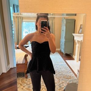 GUESS Velvet sleeveless top
